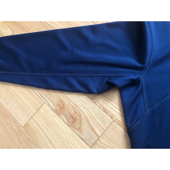 Nike Dri-Fit NCAA Georgetown Hoyas 1/4 Zip Pullover Size Medium Navy Blue - Picture 9 of 11